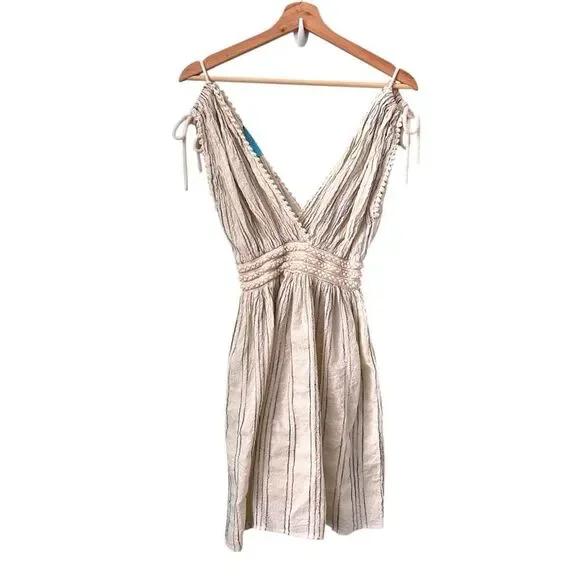 Made in Greece Sun.Dream.Sea Striped Mini Beach Dress - Picture 3 of 9